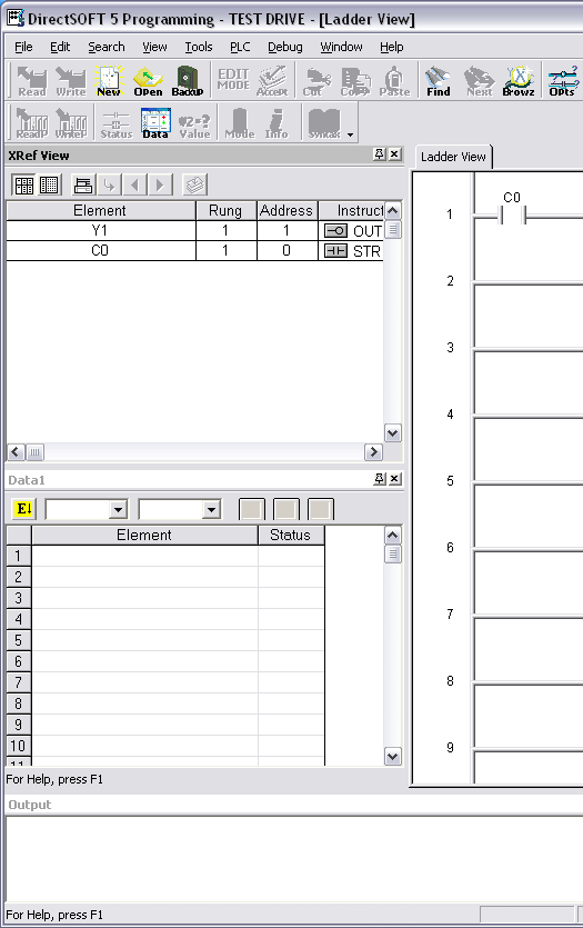 DirectSoft5 views